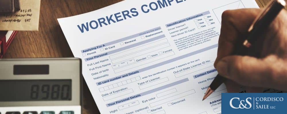 filling out workers compensation form