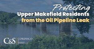 Upper Makefield Oil Pipeline graphic